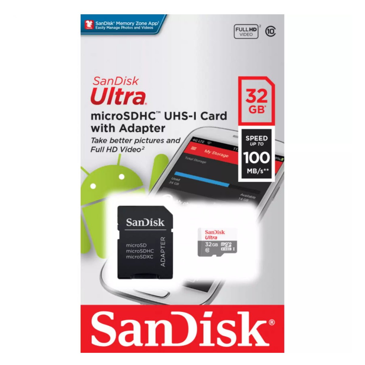 TARJETA DE MEMORIA SANDISK 32GB