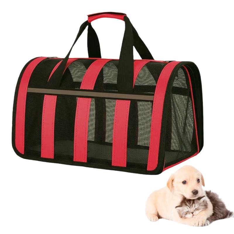 Bolso Transportador Rayado Para Mascotas Beepaw Small