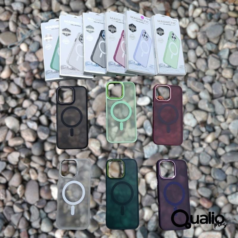 Funda Magsafe Matte Iphone 12 Pro Max Azul