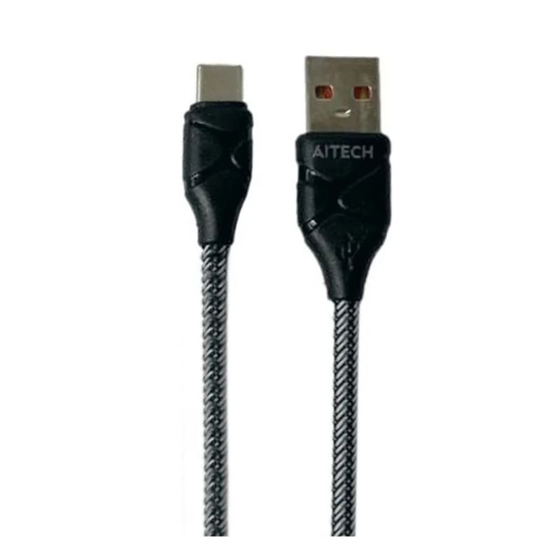 CABLE USB AITECH MALLADO 3A TIPO C 1M COLORES