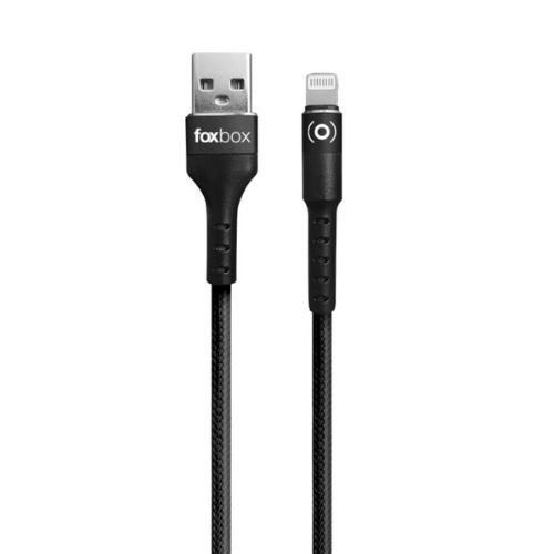 CABLE FOXBOX ROUND LIGHTNING NEGRO