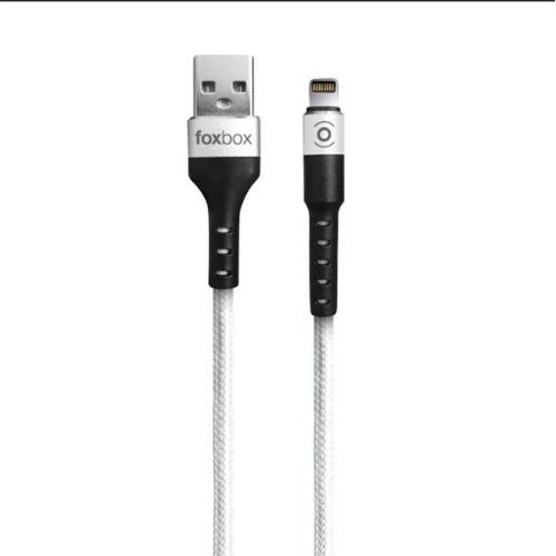 CABLE FOXBOX ROUND LIGHTNING BLANCO