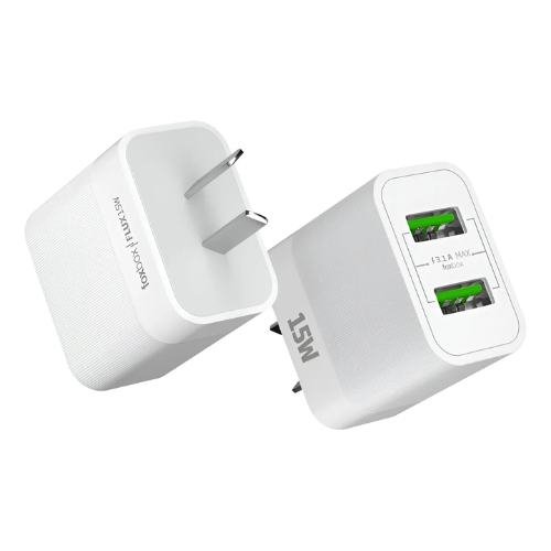 CARGADOR DE PARED FOXBOX FLUX 15W CON CABLE PRISM LIGHTNING BLANCO