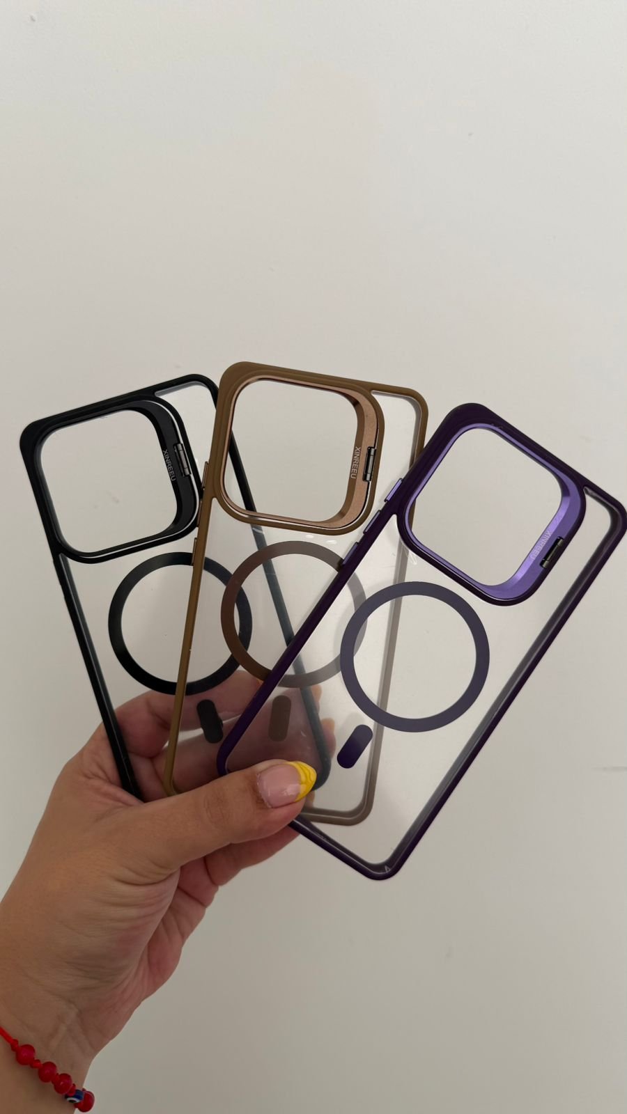 FUNDA MAGSAFE METALICA CON SOPORTE XIAOMI REDMI NOTE 14 5G