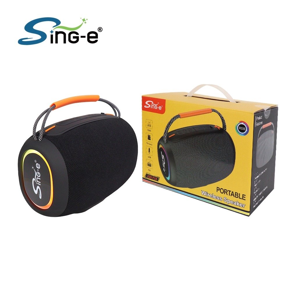 SING-E PARLANTE BT ZQS P18 - LUCES LED - 12W