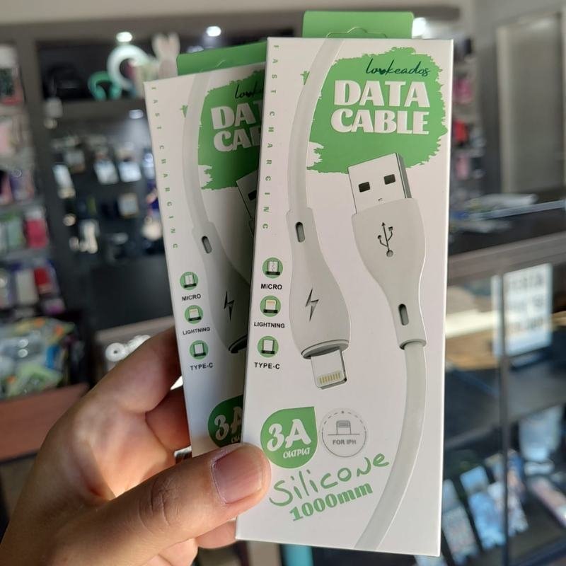 CABLE LOOK CAJA SILICONA 1 METRO IPHONE