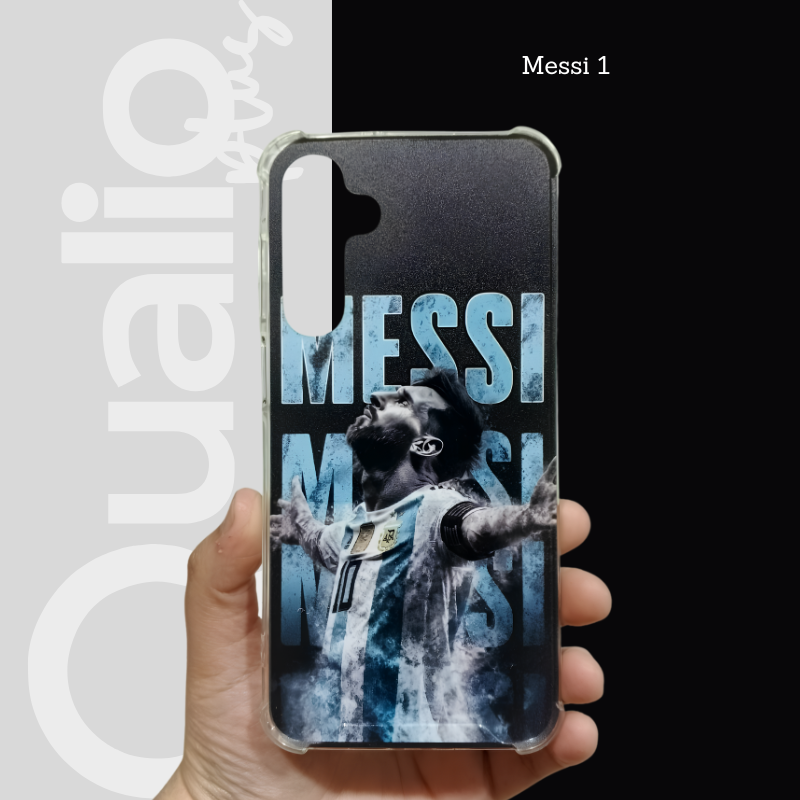 FUNDAS ANTISHOCK UV DISEÑOS MESSI