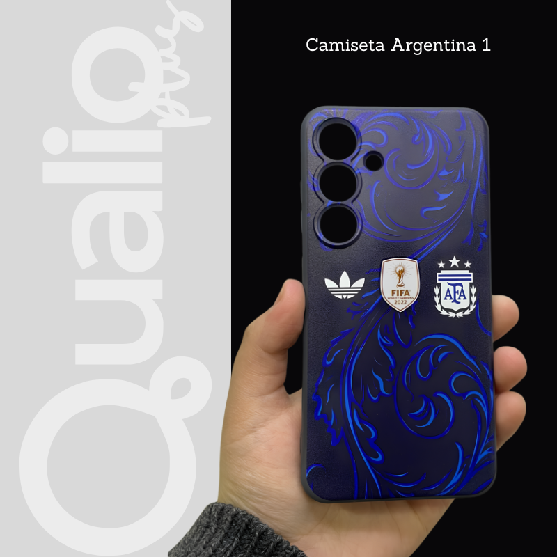 FUNDAS SILICONA CAMISETA ARGENTINA 1
