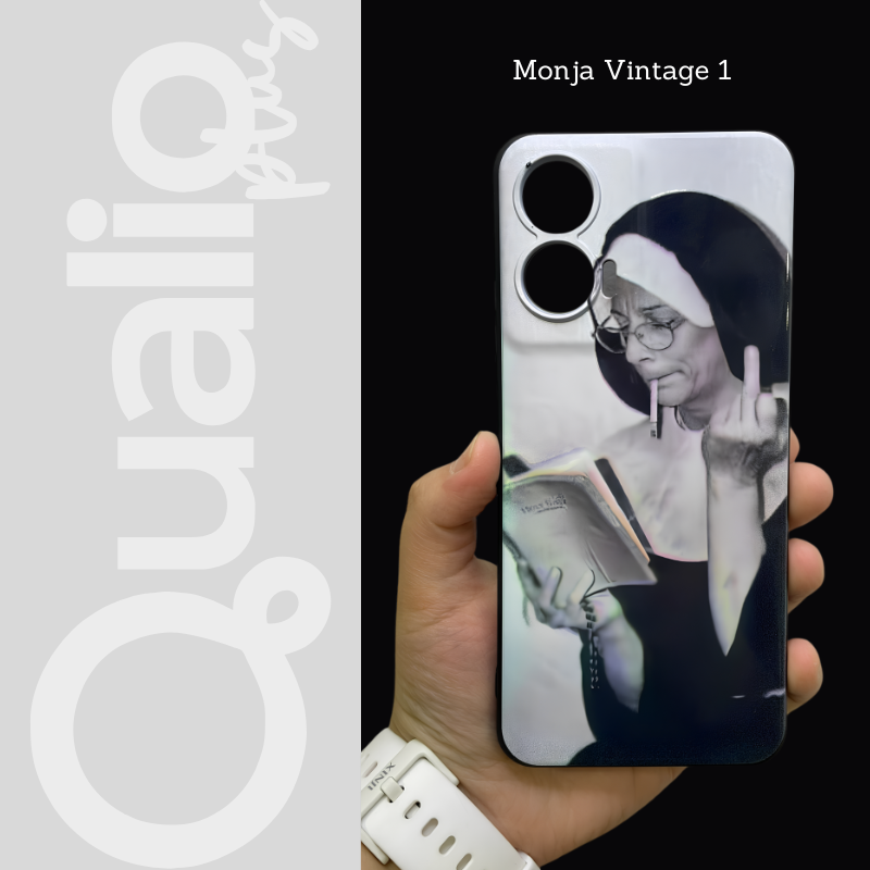 FUNDAS SILICONA MONJA VINTAGE
