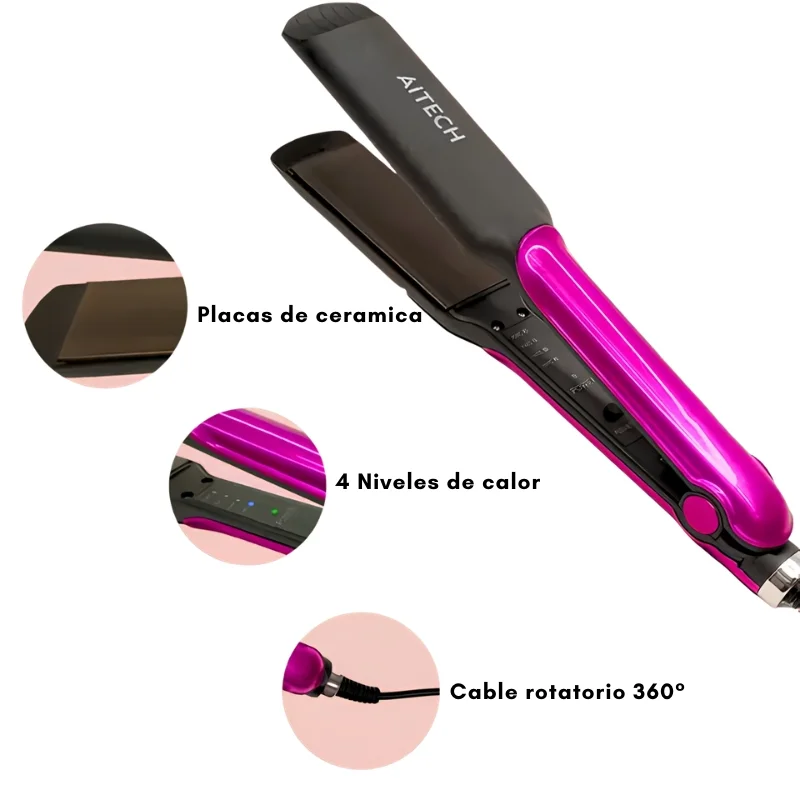 Alternative view of PLANCHITA DE PELO PROFESIONAL AITECH