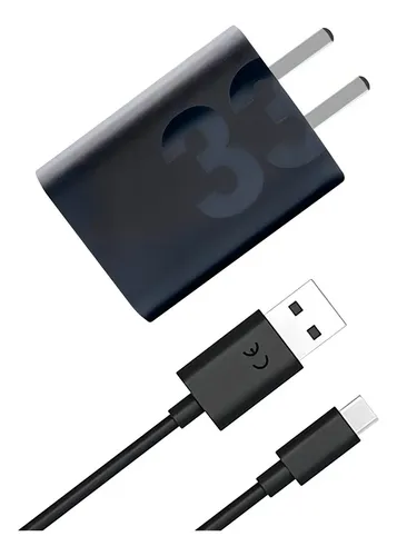 CARGADOR C/CABLE 33W MOTOROLA ORIGINAL SIN PACK - Imagen 2